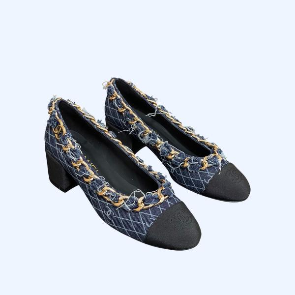 [ Chanel ] 샤넬 체인 메리제인 힐