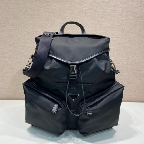 [ Prada ] 프라다 리나일론 레더 백팩