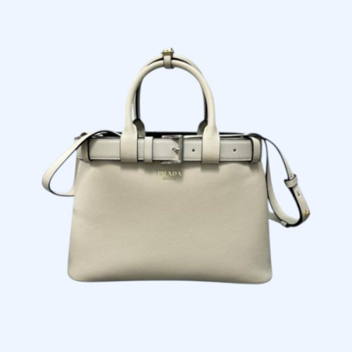 [ Prada ] 프라다 벨트 가죽 버클 백 미디엄