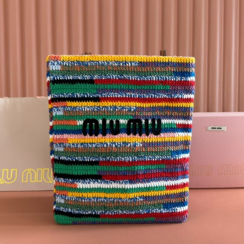 [ Miu Miu ] 미우미우 크로셰 토트백