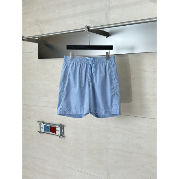 LV 풀프린트 엠보싱 다크패턴 비치 쇼츠