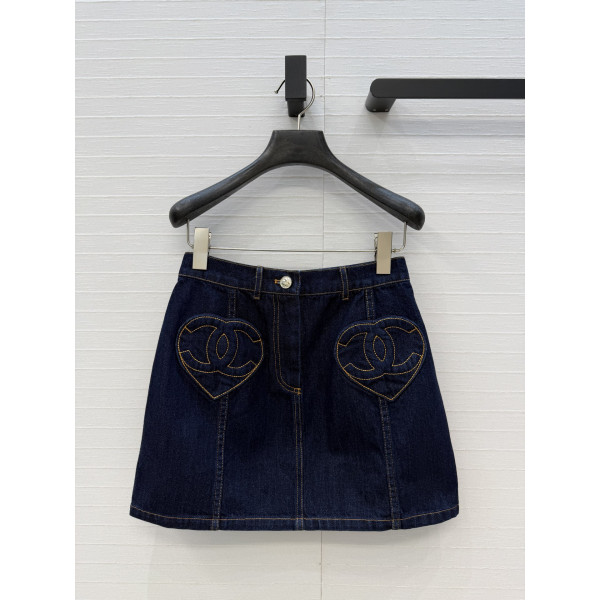 24P 데님 미니 스커트